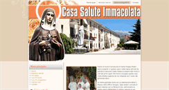 Desktop Screenshot of casasaluteimmacolata.it